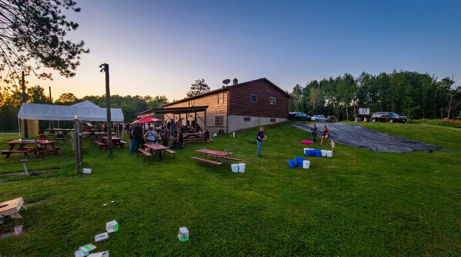A roadside stop on WI-17